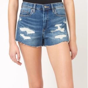 Blank NYC The Lenox Distressed Jean Shorts Size 26